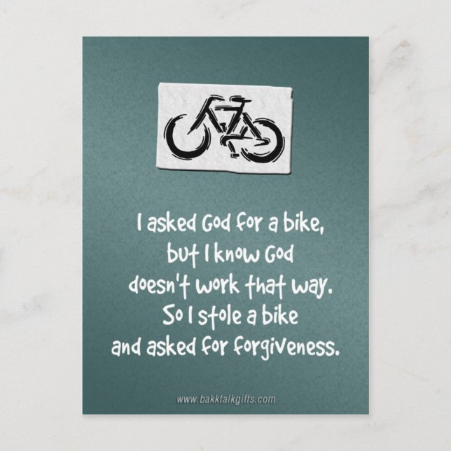 forgiveness... postcard (Front)