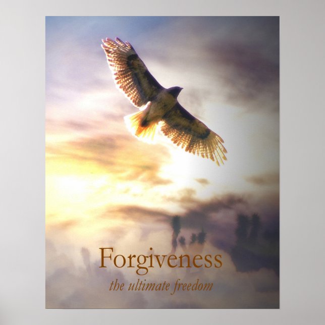 Forgiveness Poster for Metaphysical Healing (Front)