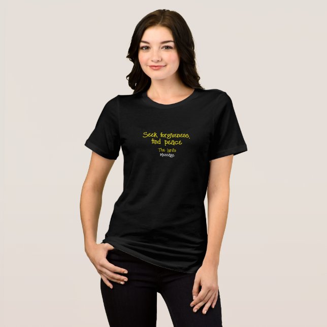 Forgiveness Tri-Blend Shirt (Front Full)