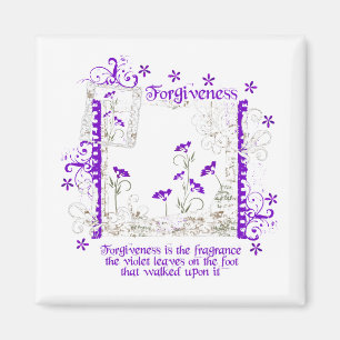 Forgiveness Violet Magnet