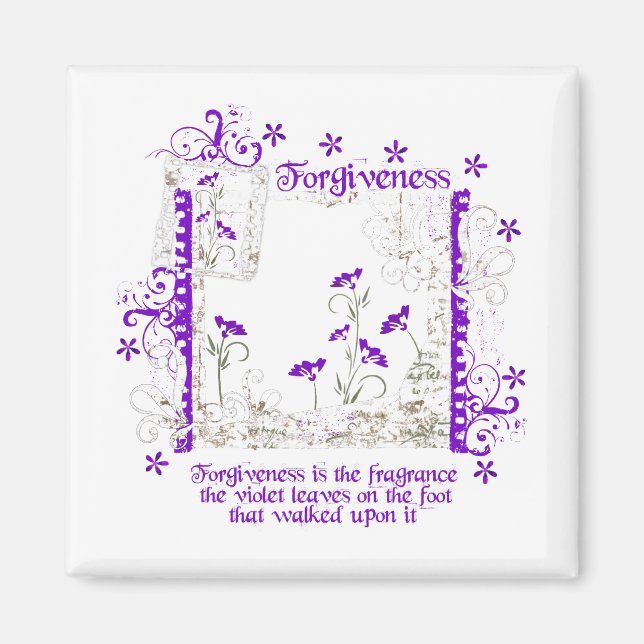 Forgiveness Violet Magnet (Front)