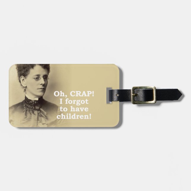 Forgot to have Children Luggage Tag (Front Horizontal)