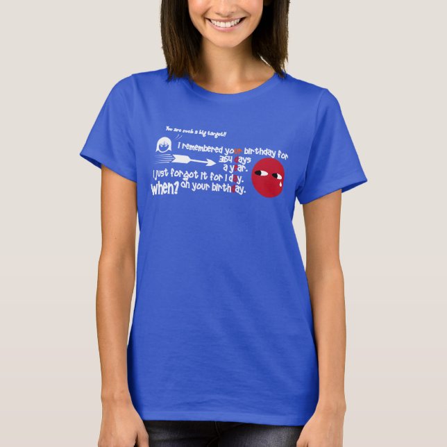 Forgot your birthday T-Shirt (Front)