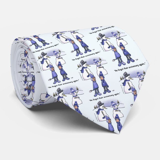 Forgotten Anniversary Neck Tie (Rolled)