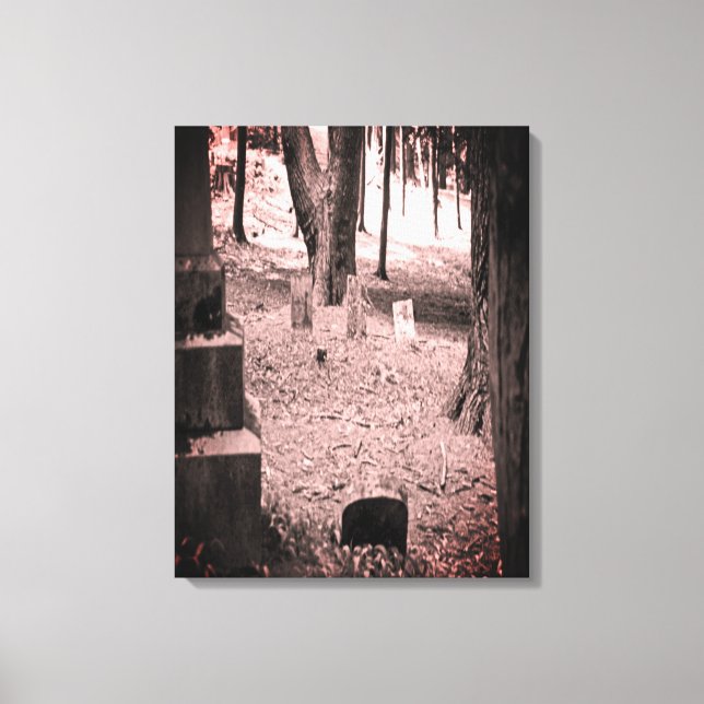 Forgotten Grave Canvas Print (Front)