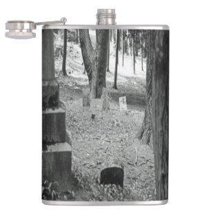 Forgotten Grave Hip Flask