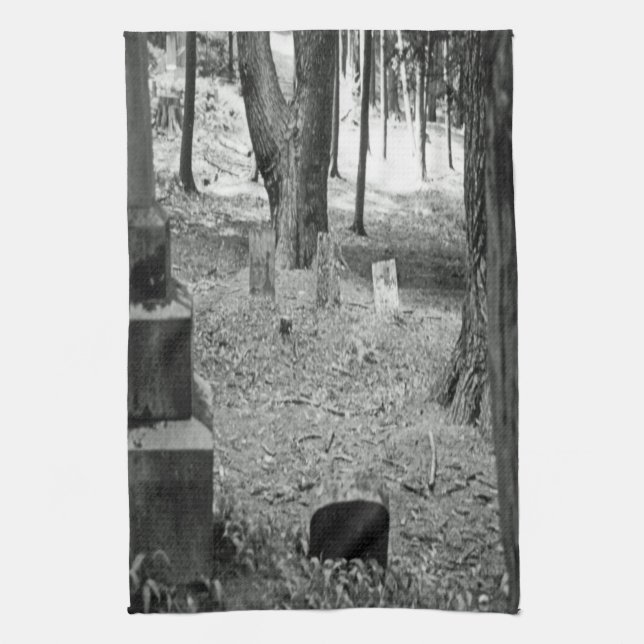 Forgotten Grave Kitchen Towel (Vertical)
