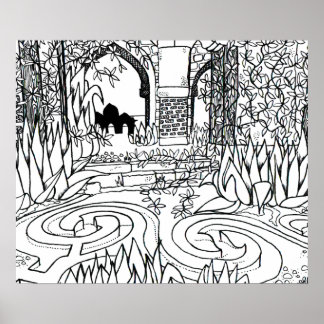 Forgotten Indian Temple Poster