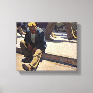 Forgotten Man by Maynard Dixon Canvas Print