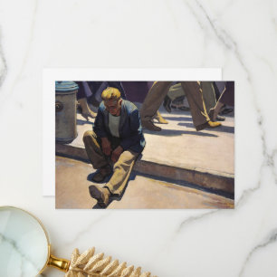 Forgotten Man by Maynard Dixon Thank You Card