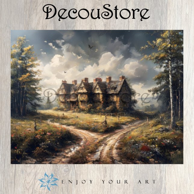 Forgotten Manor Decoupage Tissue Paper (Creator Uploaded)