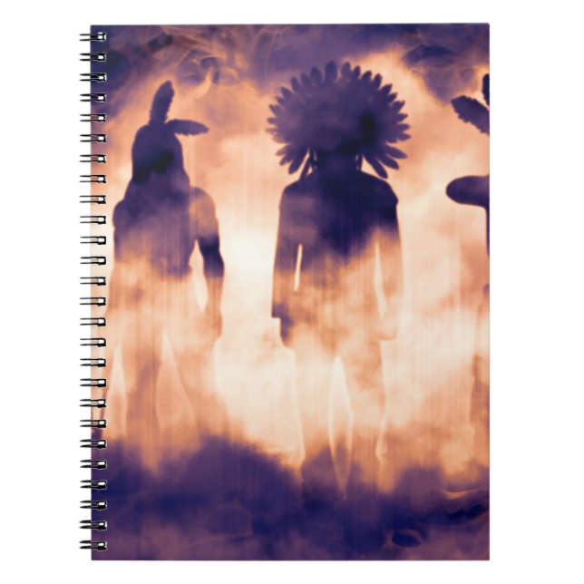 Forgotten Native American Warriors Emerging from t Notebook (Front)