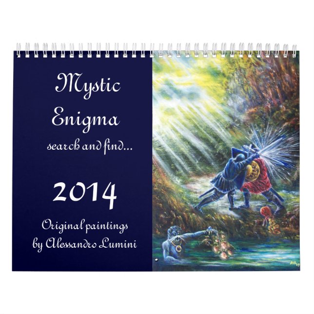 FORGOTTEN ROSE Fighting Knights,Money and Devil Calendar (Cover)