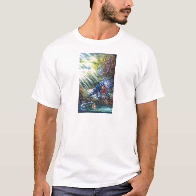 FORGOTTEN ROSE Fighting Knights,Money and Devil T-Shirt (Front)