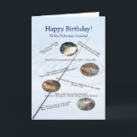 Forgrandad, Fishing jokes birthday card<br><div class="desc">Make you fisherman laugh with these terrible fishy jokes! A birthday card to make any angler groan!</div>