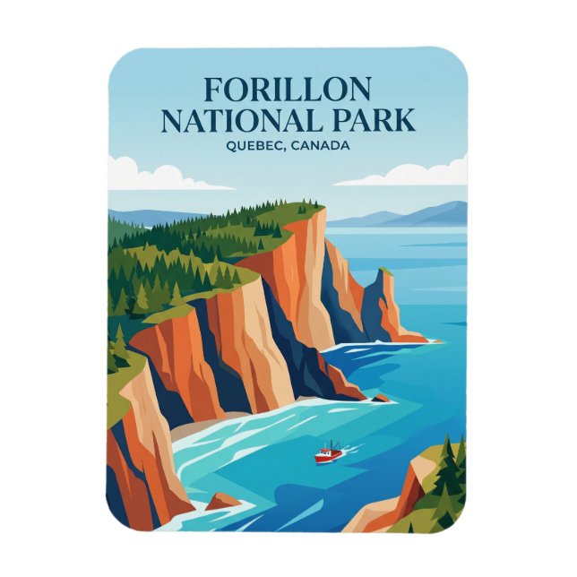Forillon National Park Canada Magnet (Vertical)