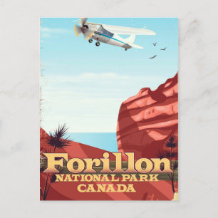 Forillon National Park, Canada travel poster Postcard