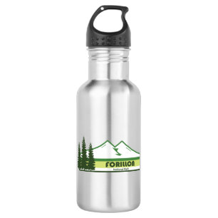 Forillon National Park Green Stripes 532 Ml Water Bottle