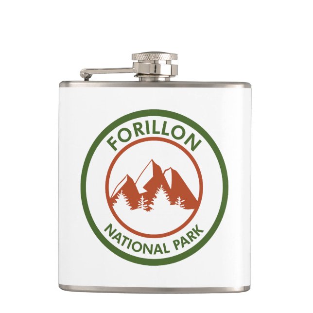 Forillon National Park Hip Flask (Front)