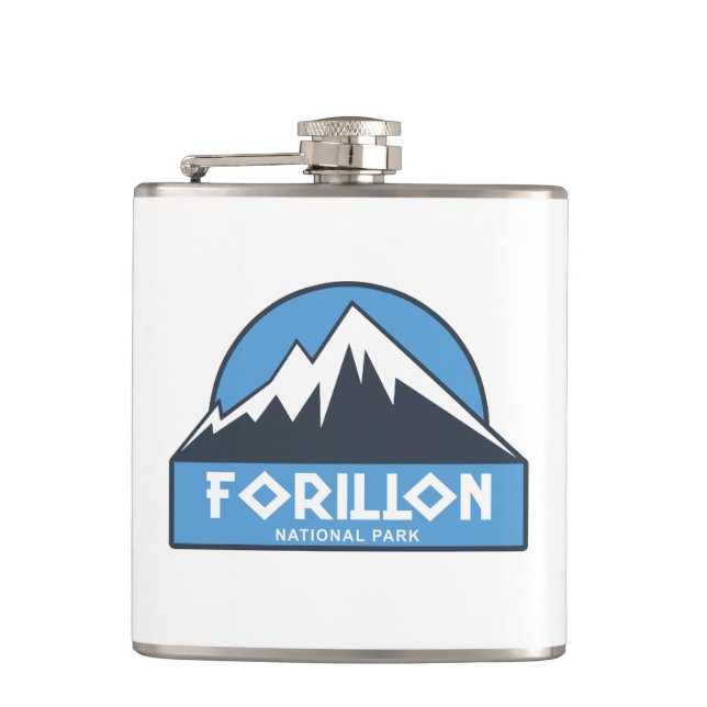 Forillon National Park Hip Flask (Front)