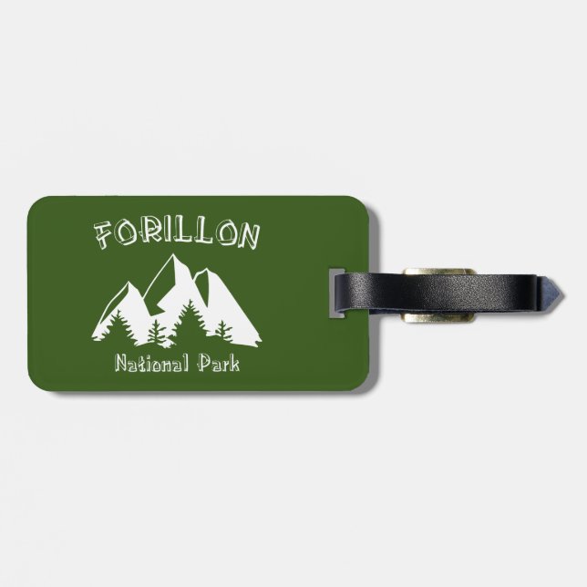 Forillon National Park Luggage Tag (Back Horizontal)