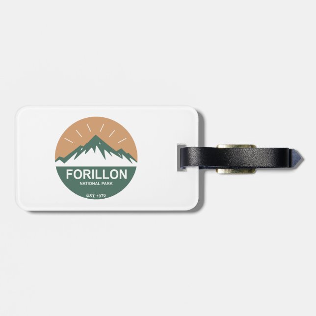 Forillon National Park Luggage Tag (Back Horizontal)