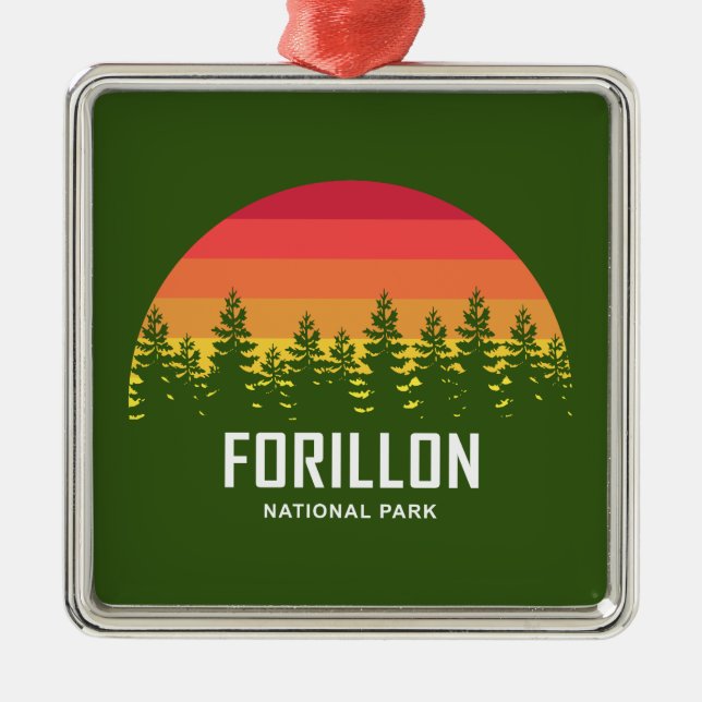 Forillon National Park Metal Ornament (Front)