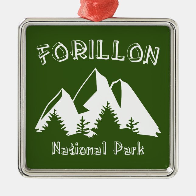 Forillon National Park Metal Ornament (Front)