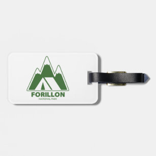 Forillon National Park Mountains Camping Luggage Tag