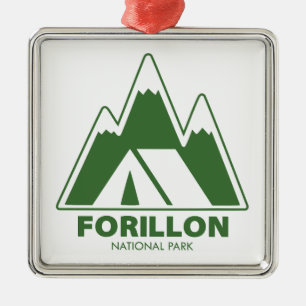 Forillon National Park Mountains Camping Metal Ornament