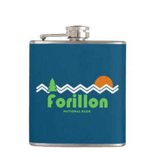 Forillon National Park Retro Hip Flask