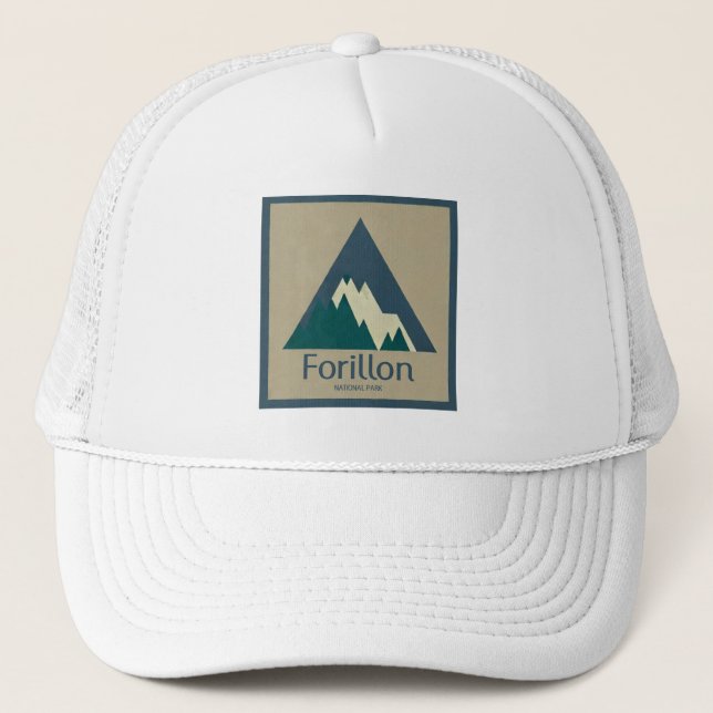 Forillon National Park Rustic Trucker Hat (Front)