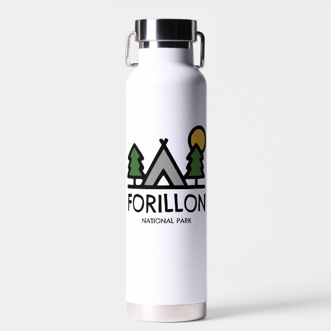 Forillon National Park Water Bottle (Front)