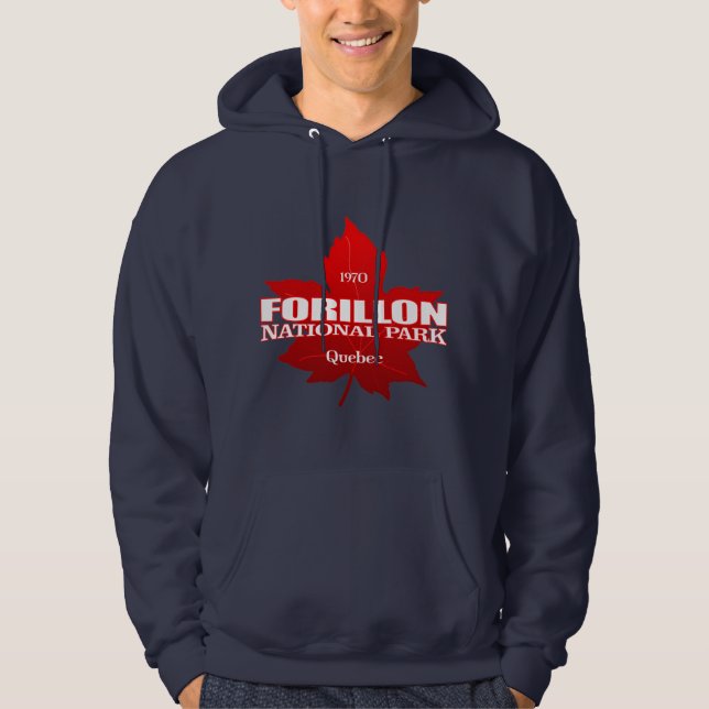 Forillon NP (maple leaf) Hoodie (Front)