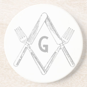 Fork and Knife Coaster