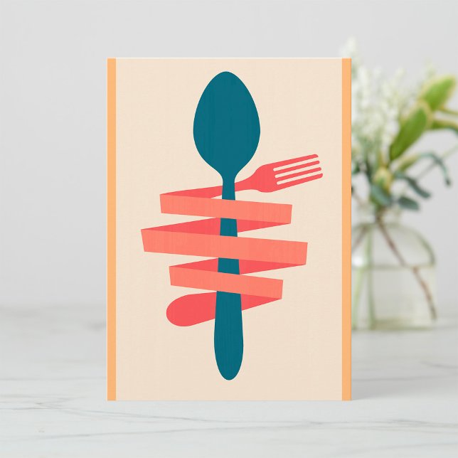 Fork And Spoon Invitation (Creator Uploaded)