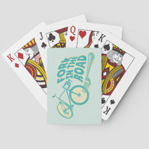Fork in the road Funny Playing Cards