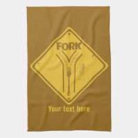 Fork in the road funny traffic sign