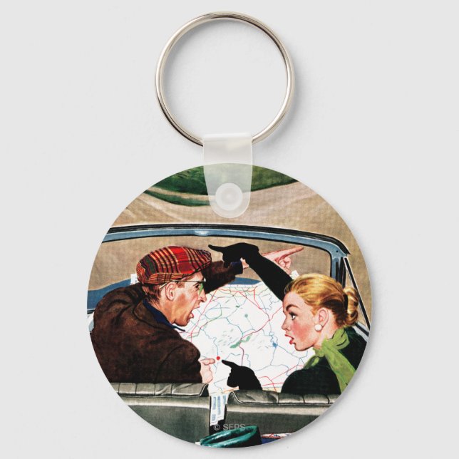 Fork in the Road Keychain (Front)