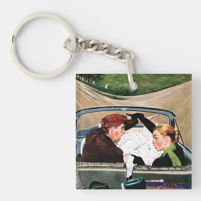 Fork in the Road Keychain (Front)