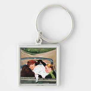 Fork in the Road Keychain