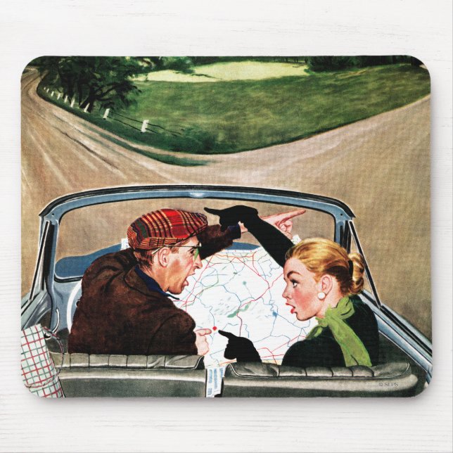 Fork in the Road Mouse Pad (Front)