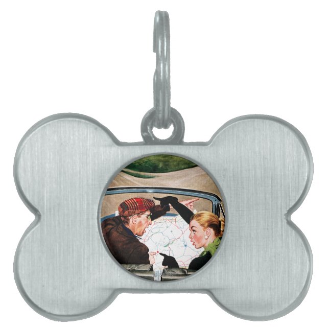 Fork in the Road Pet Tag (Front)