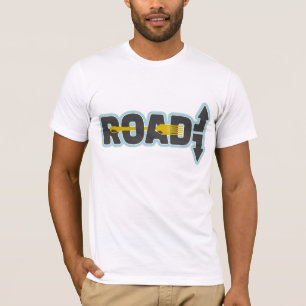 Fork in the road typographic text art T-Shirt
