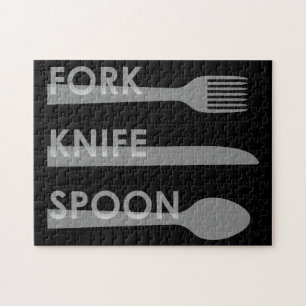Fork Knife Spoon Jigsaw Puzzle