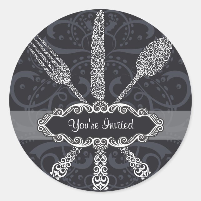 Fork Knife Spoon Sticker (Front)