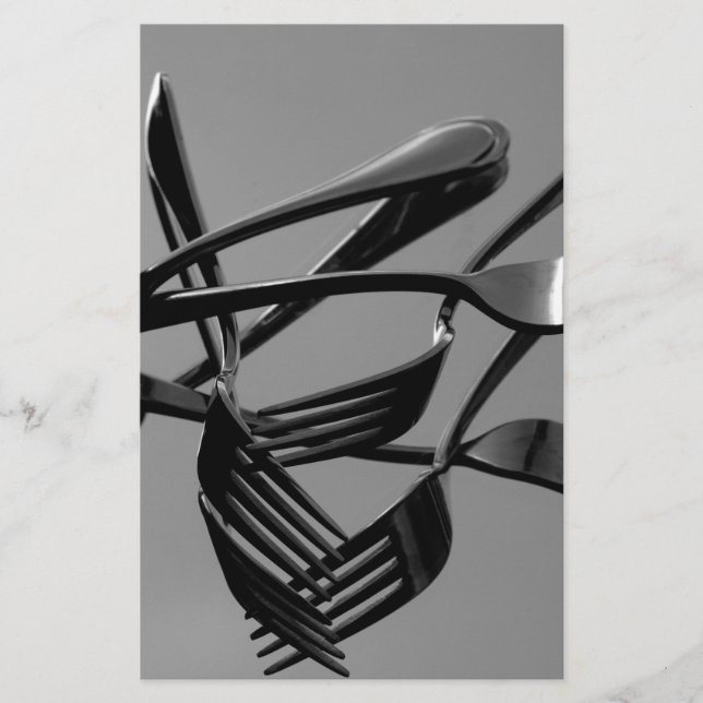 Fork Levitation Stationery (Front)