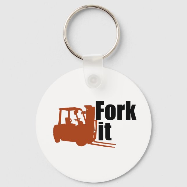 Fork Lift LoL Keychain (Front)