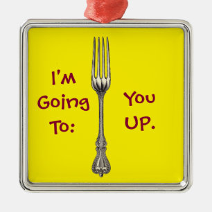 Fork Metal Ornament