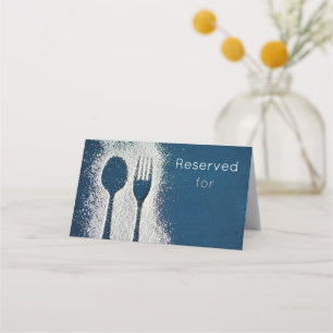 Fork & Spoon Place Card